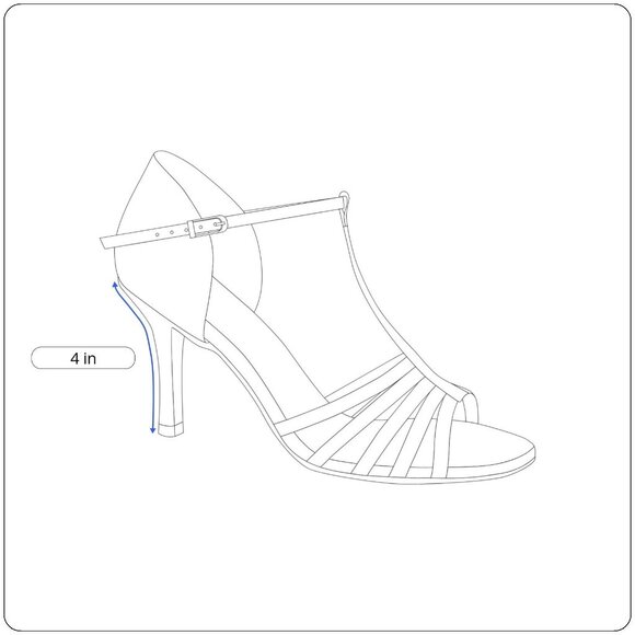 Louise Et Cie Womens Black Leather Adjustable Buckle Peep-Toe Heels Size 7.5B - Picture 10 of 10